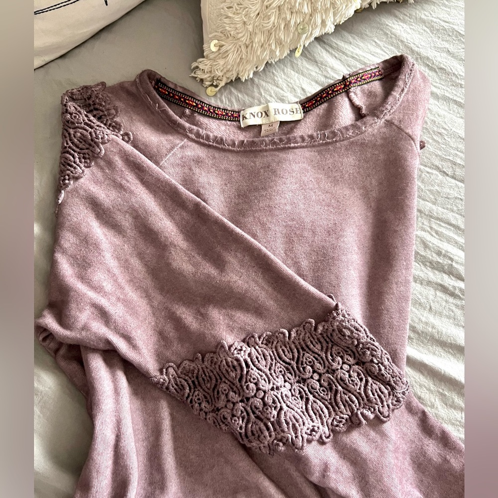 Dusty rose/violet sweatshirt